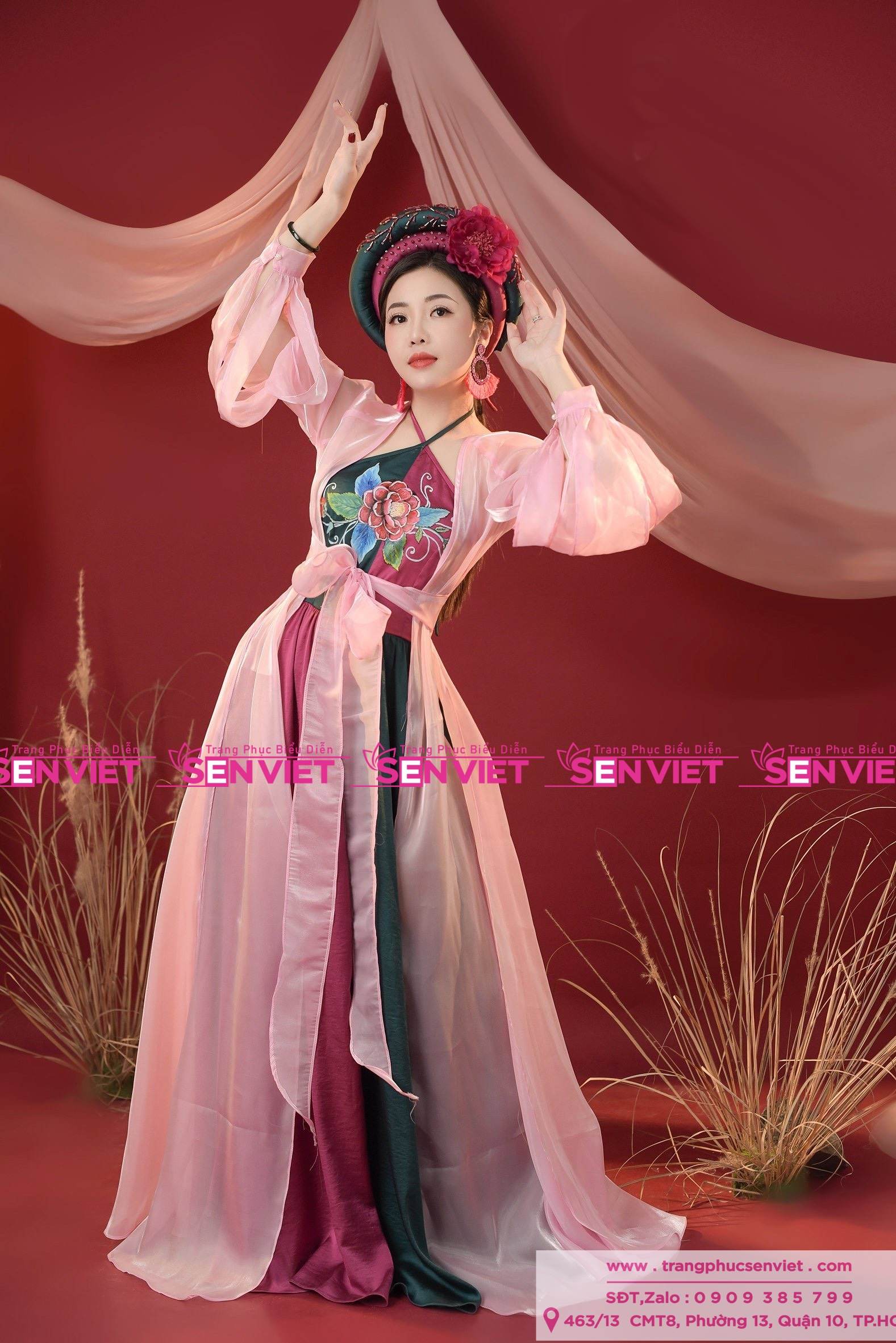 Tứ Thân thiết kế - Hồng